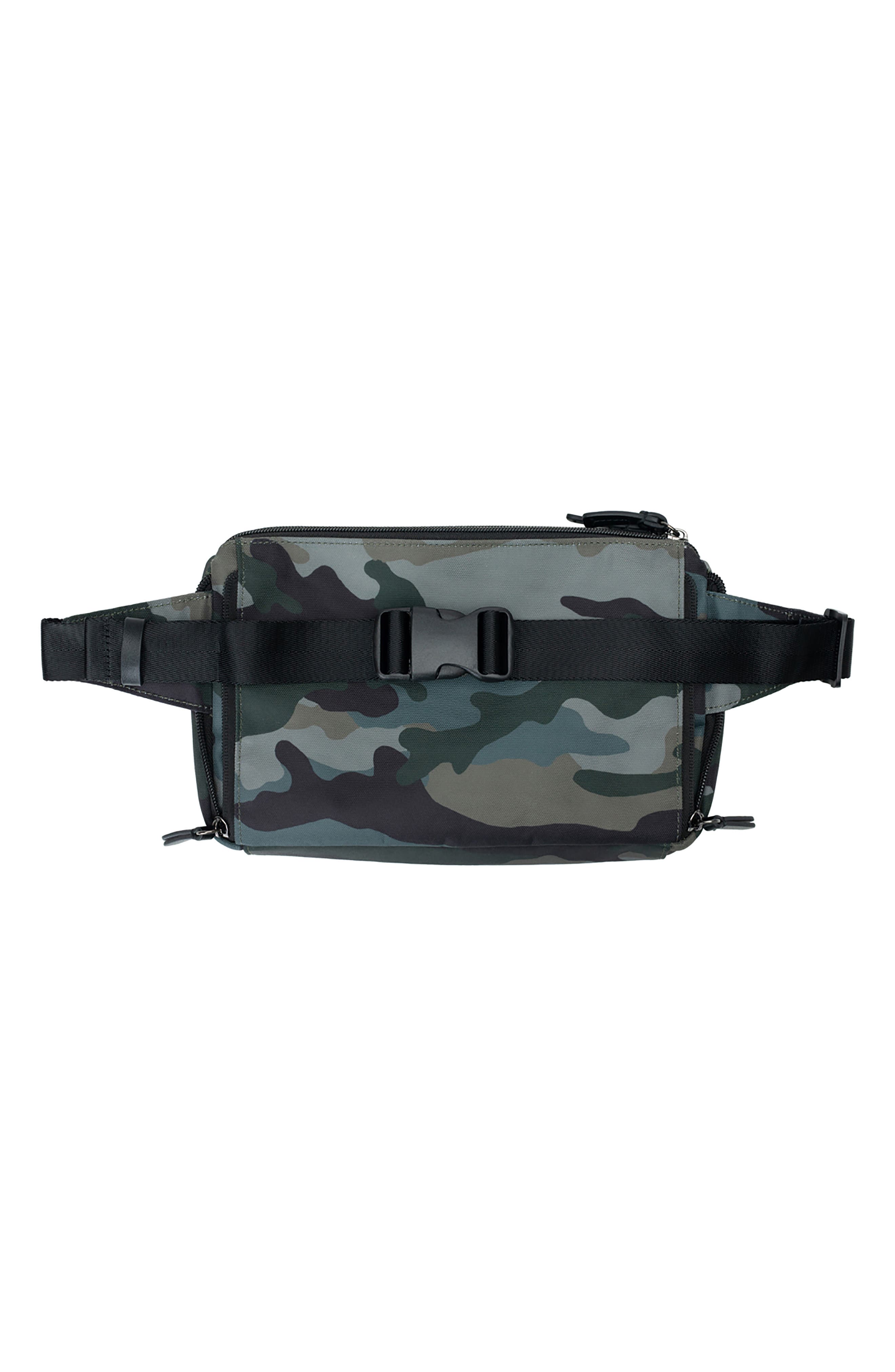 By My Side Water Resistant Nylon Belt Bag, Alternate, color, CAMO