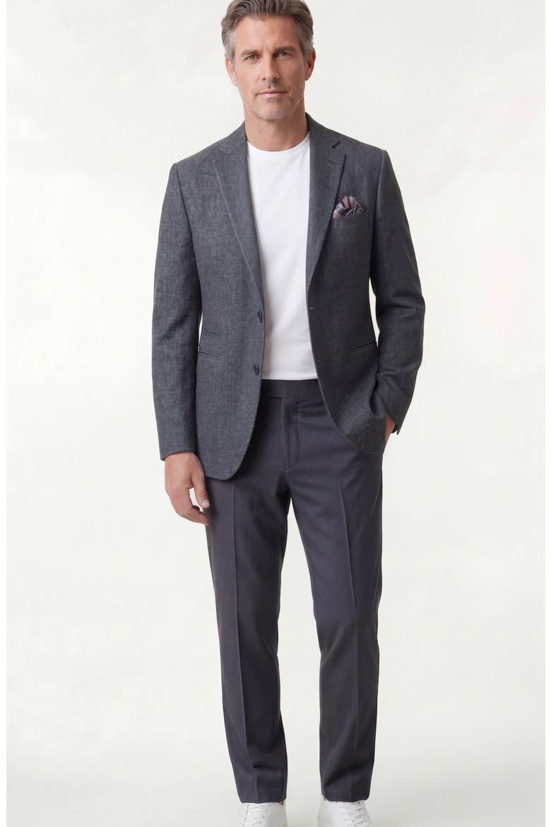 Two-Button Sport Coat, Alternate, color, NAVY