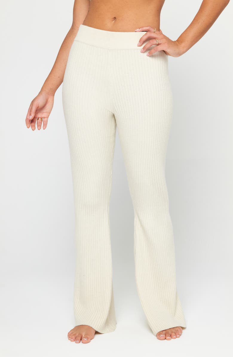 Spiritual Gangster Victoria Rib Pants, Main, color, Birch