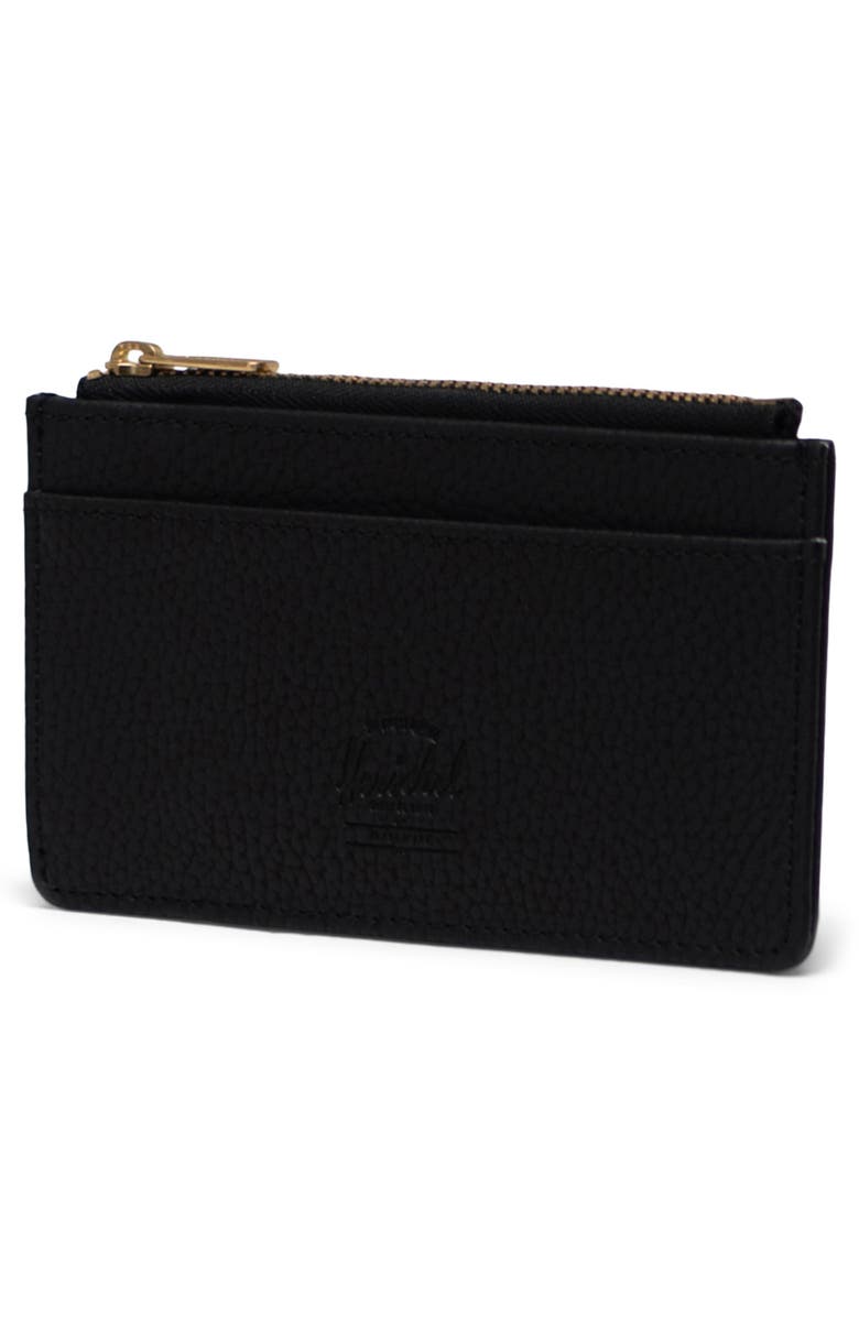 Herschel Supply Co. Oscar II Vegan Leather RFID Wallet, Alternate, color, Black