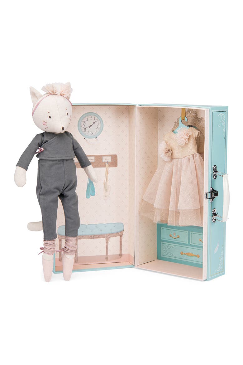 Celestine's Wardrobe Suitcase & Doll, Main, color, MULTI COLOR