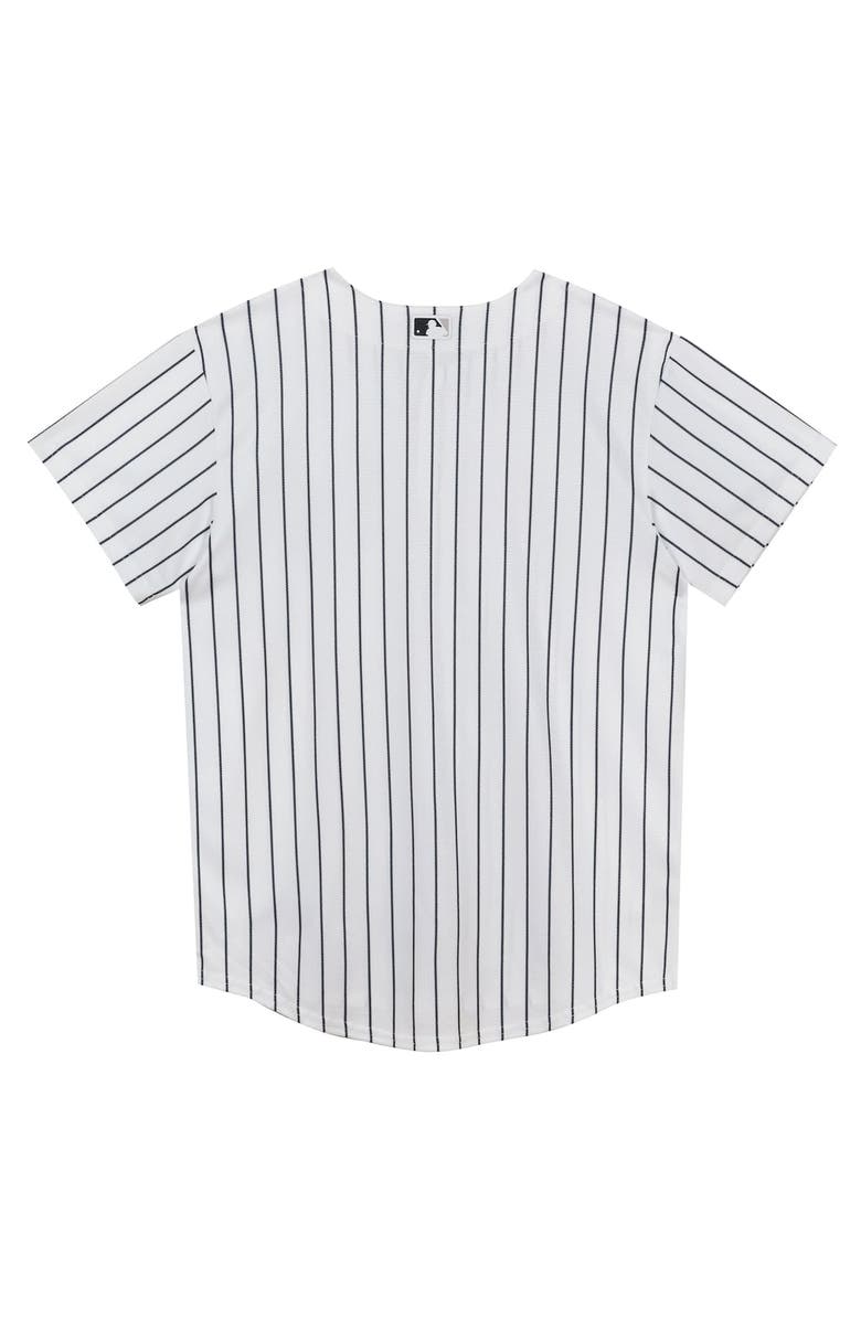 Outerstuff Preschool White New York Yankees Home Blank Replica Jersey, Alternate, color, 