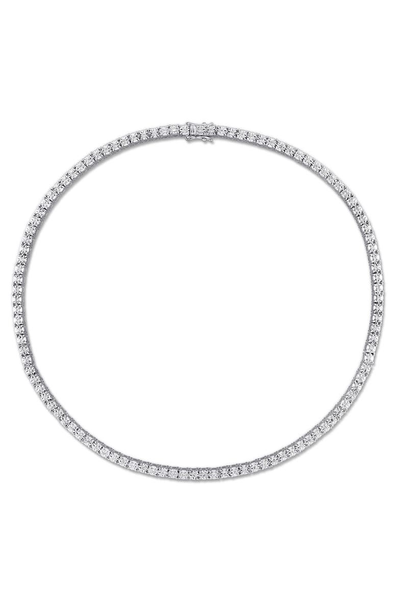 1-7/8 CTW Lab-Grown Diamond Tennis Necklace, Alternate, color, Sterling Silver