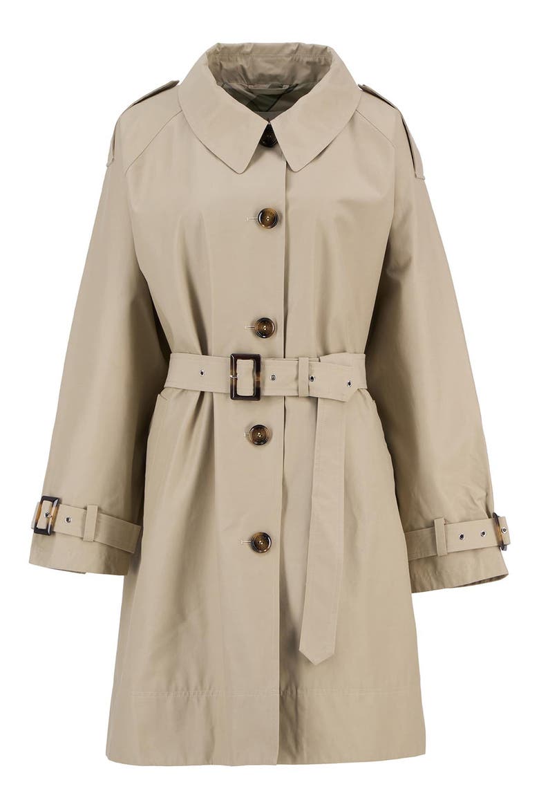 Maia Showerproof Cotton Blend Trench Coat, Alternate, color, SAND