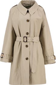 Barbour Maia Showerproof Cotton Blend Trench Coat