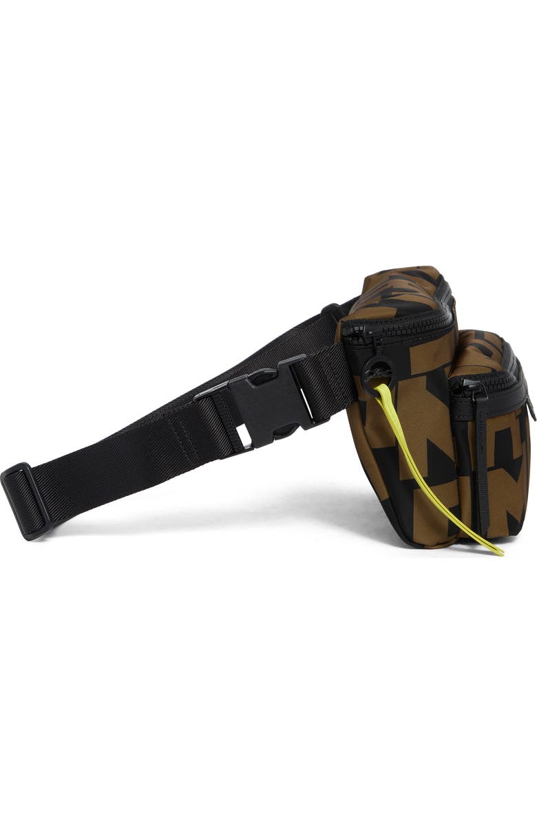 Longchamp Le Pliage Large Belt Bag, Alternate, color, Black/ Khaki