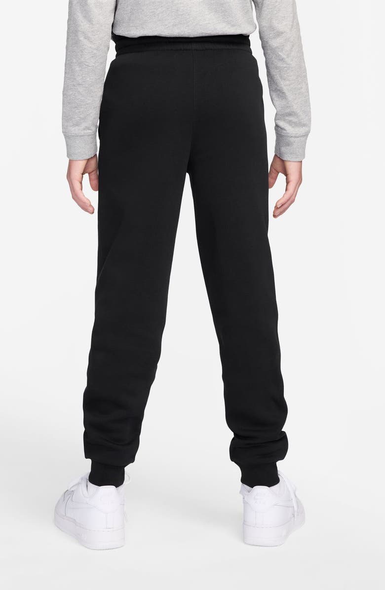 Nike Kids' Sportswear Club Joggers, Alternate, color, Black/ Black/ White/ Black