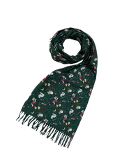 Fable England Niva Long Fringed Scarf
