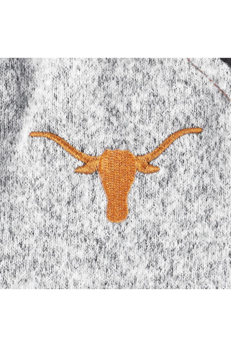 Women's ZooZatz Texas Orange/Gray Texas Longhorns Colorblock Cozy Tri-Blend Lounge Pants, Alternate, color, Burnt Orange