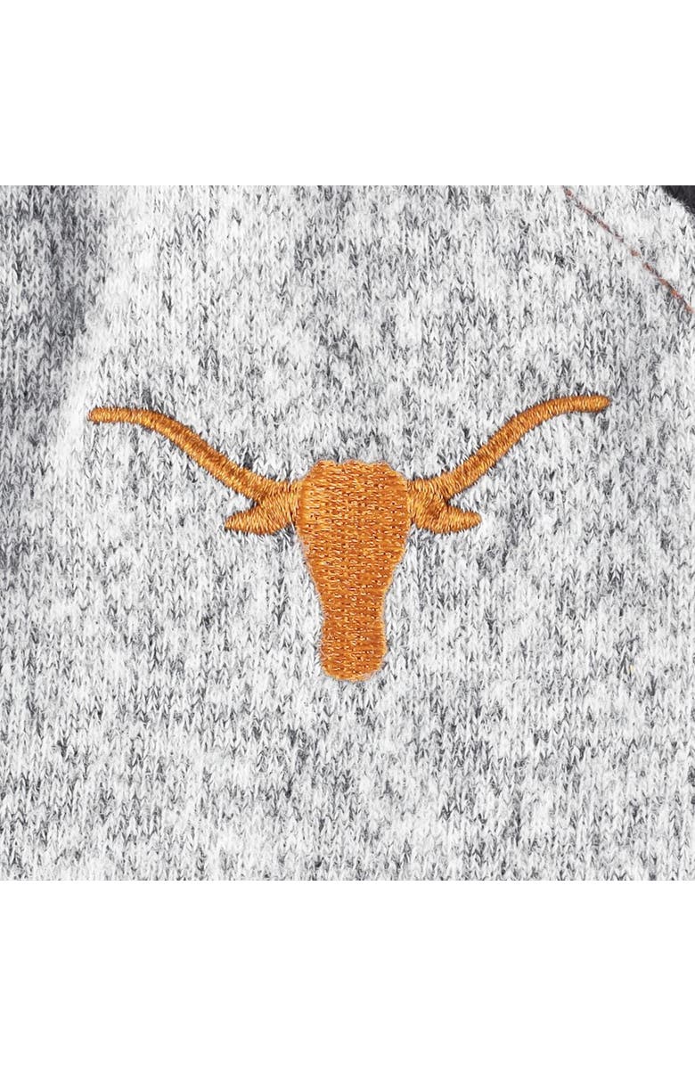 ZOOZATZ Women's ZooZatz Texas Orange/Gray Texas Longhorns Colorblock Cozy Tri-Blend Lounge Pants, Alternate, color, 