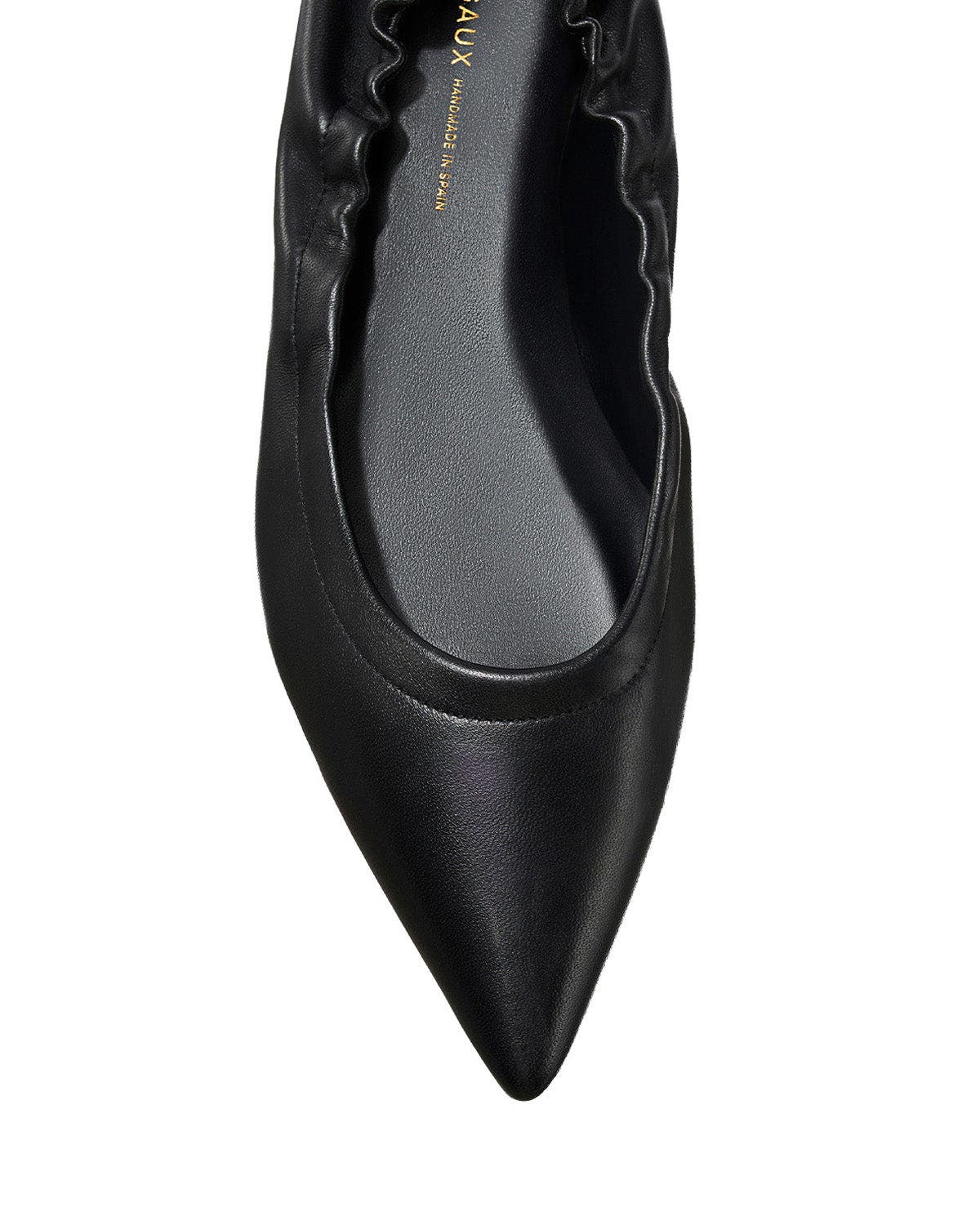 MARGAUX The Roma Ballet Flat, Alternate, color, Black Nappa