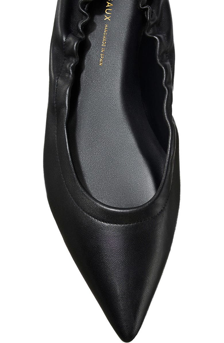 MARGAUX The Roma Ballet Flat, Alternate, color, Black Nappa