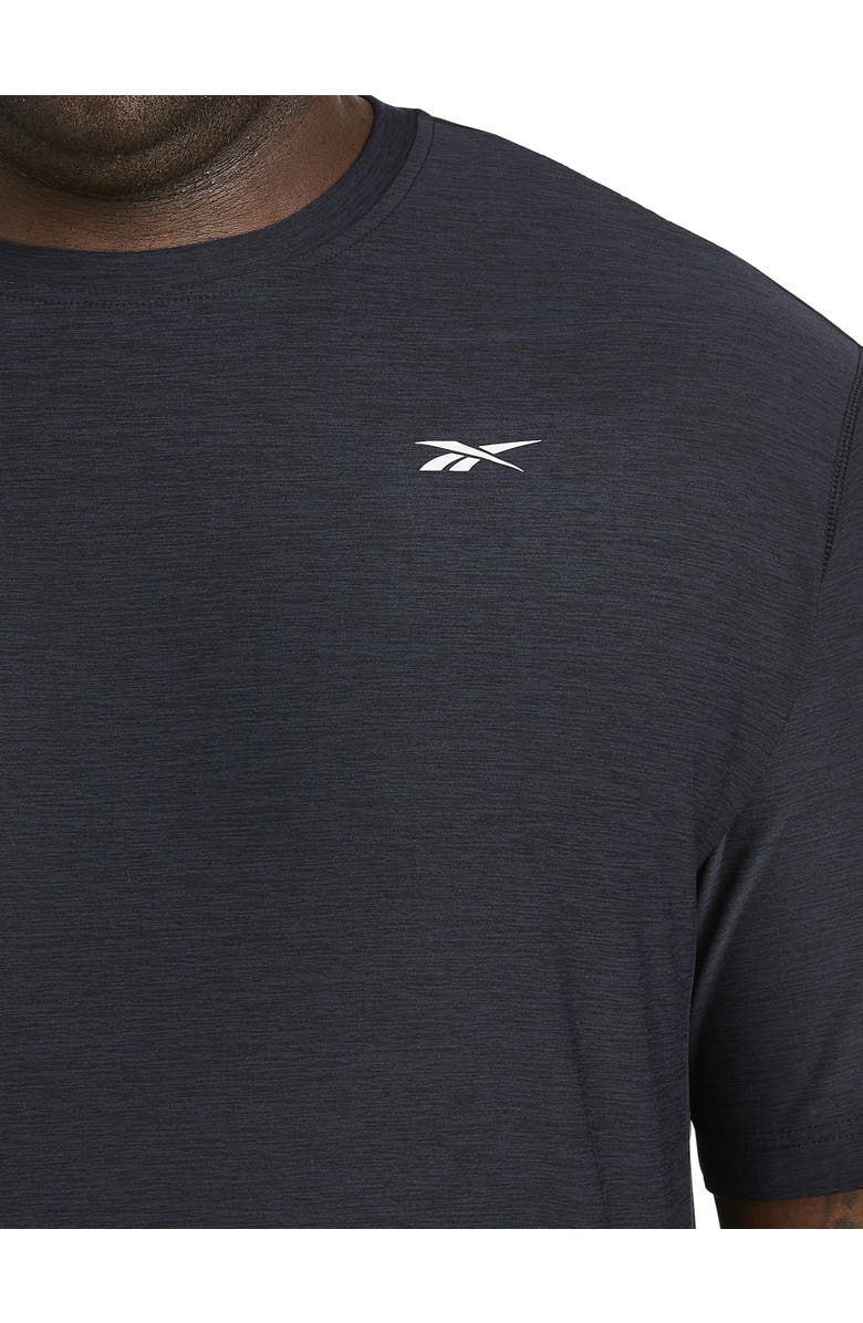 Reebok Big & Tall Performance Perfect T-Shirt, Alternate, color, Night Blk Hthr