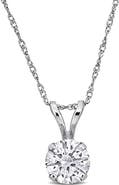 Julianna B. Lab-Grown Diamond Solitaire Necklace 14k Gold