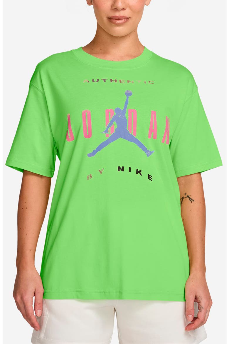 Flight Relaxed Fit Cotton Graphic T-Shirt, Main, color, KEY LIME/ DIGITAL PINK/ BLUE