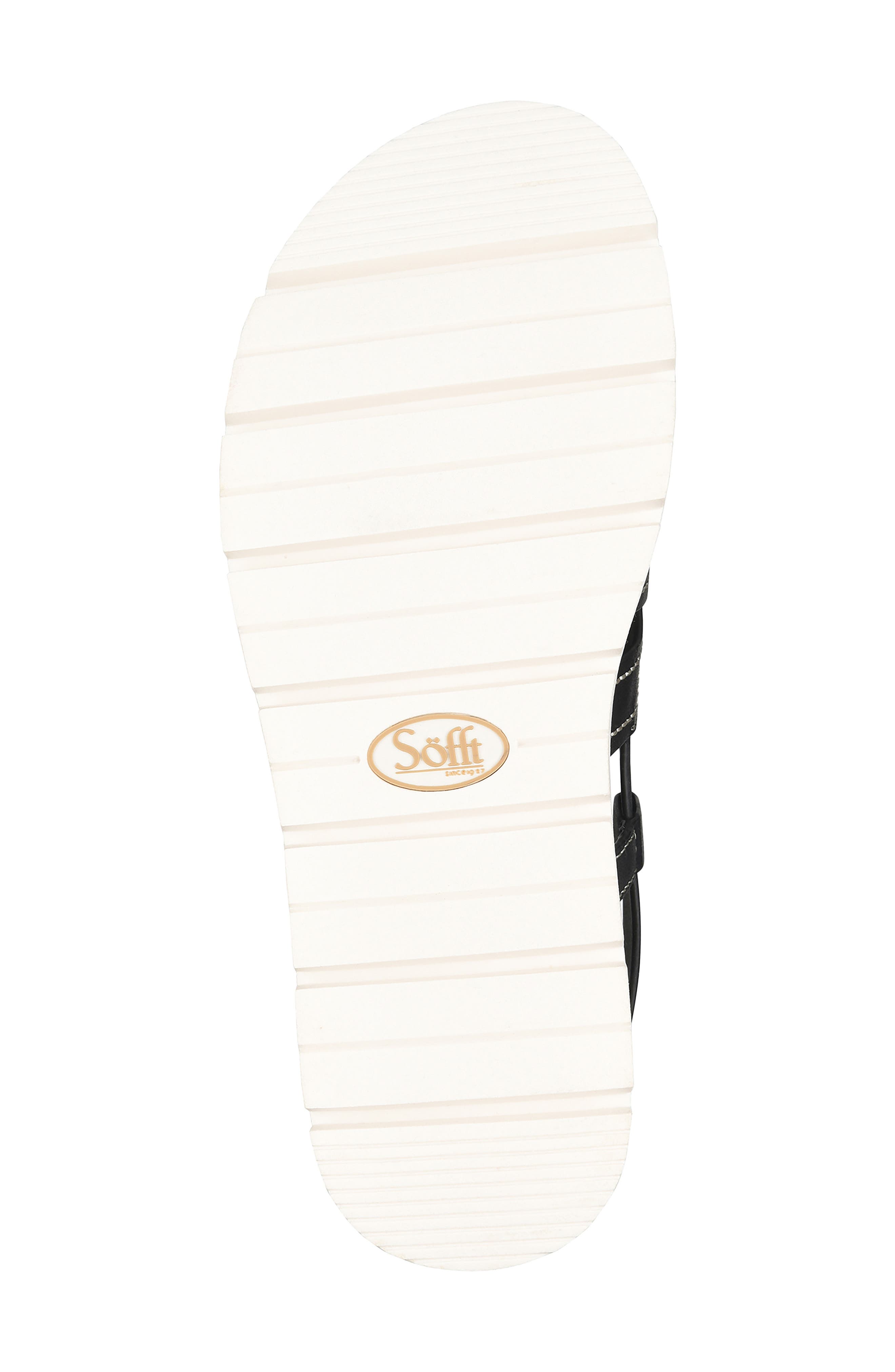 Söfft Goldie Slingback Platform Sandal, Alternate, color, Black