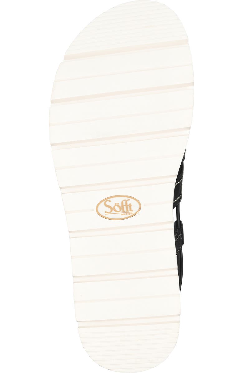 Söfft Goldie Slingback Platform Sandal, Alternate, color, Black