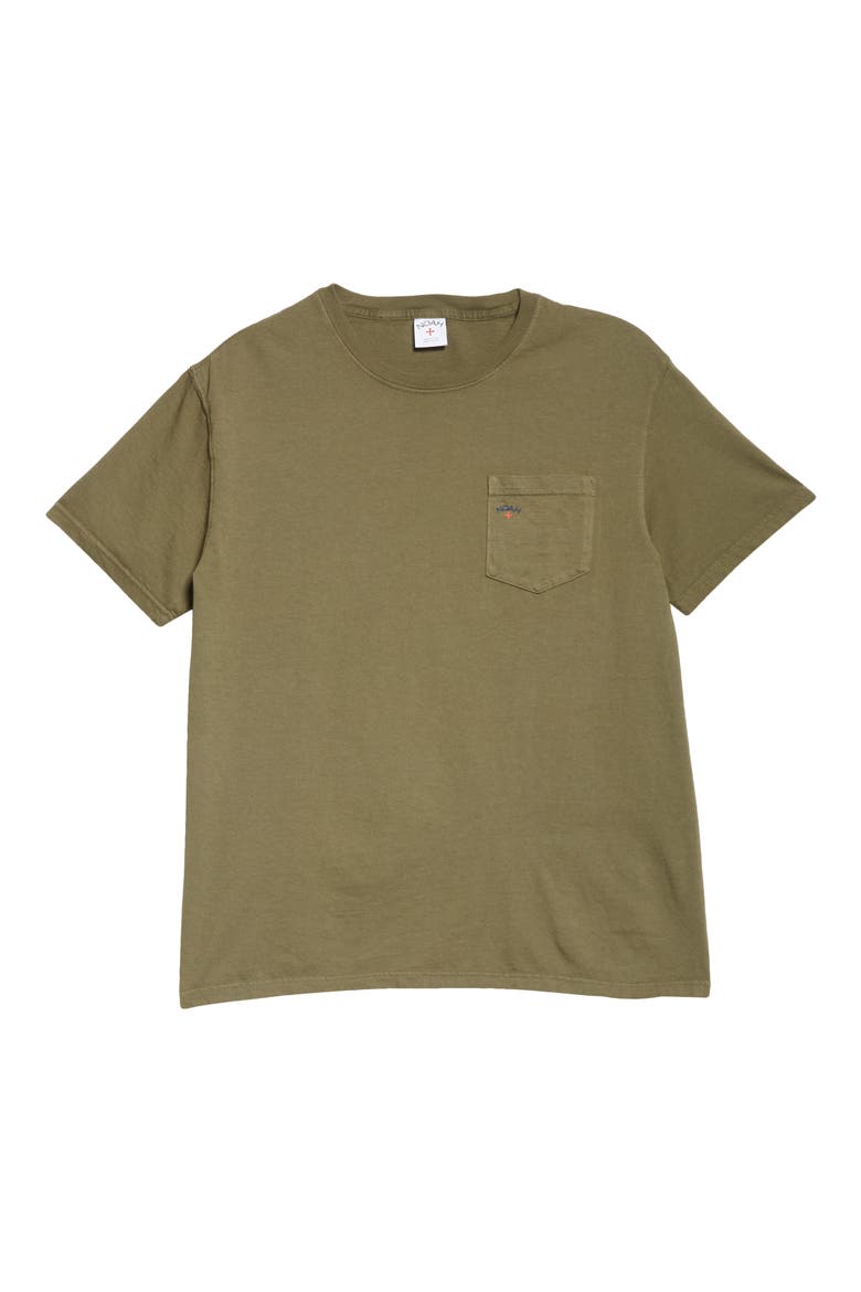Core Logo Pocket Tee, Alternate, color, ARMY GREEN