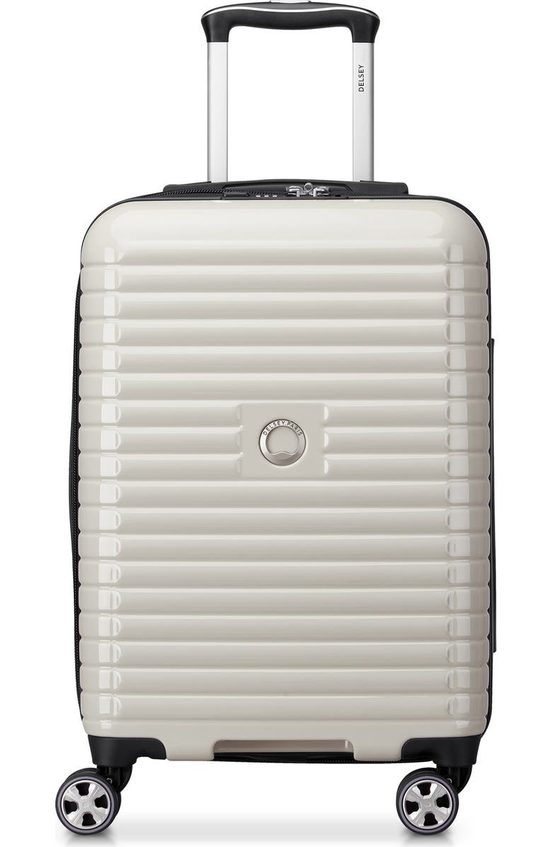 DELSEY Cruise 3.0 22-Inch Hardside Carry-On Luggage, Main, color, Ivory