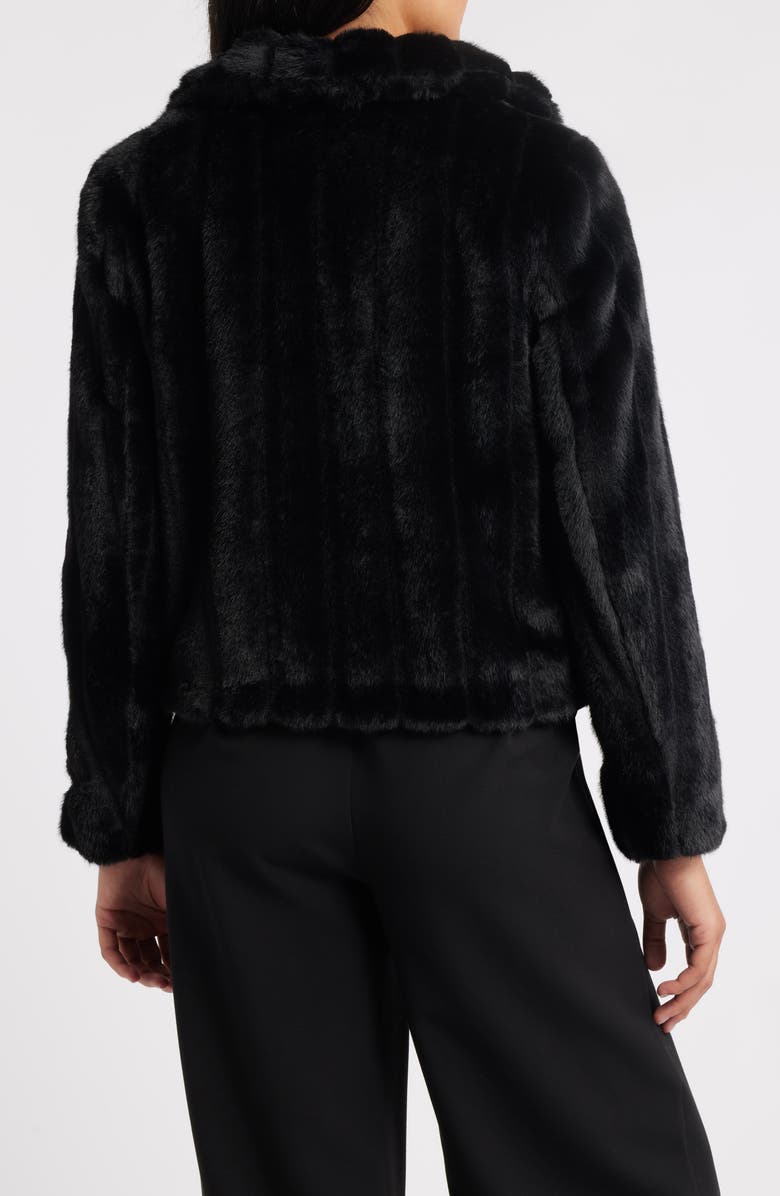 Anne Klein Faux Fur Jacket, Alternate, color, 