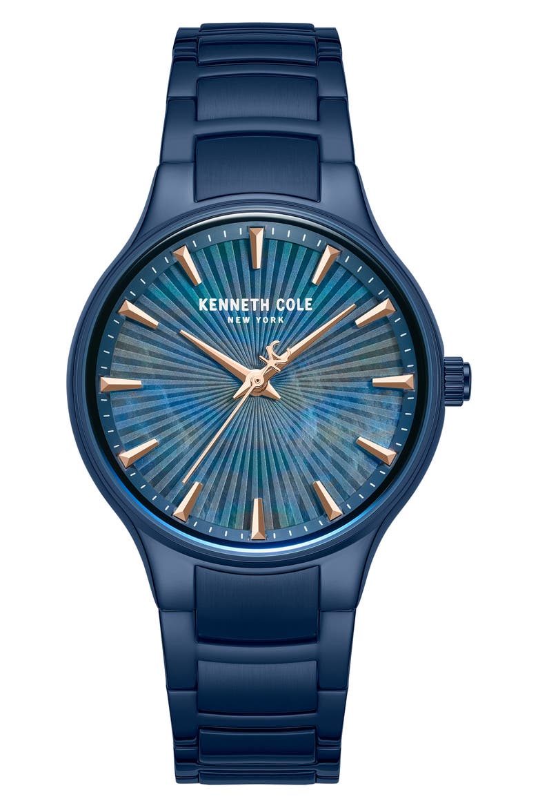Monroe Bracelet Watch, 34mm, Main, color, NAVY