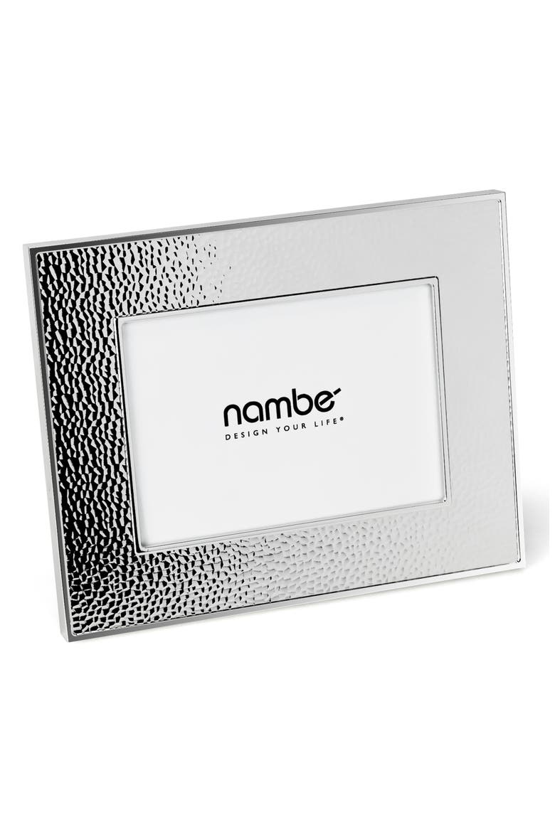 Hammered 5 x 7-Inch Picture Frame, Alternate, color, SILVER