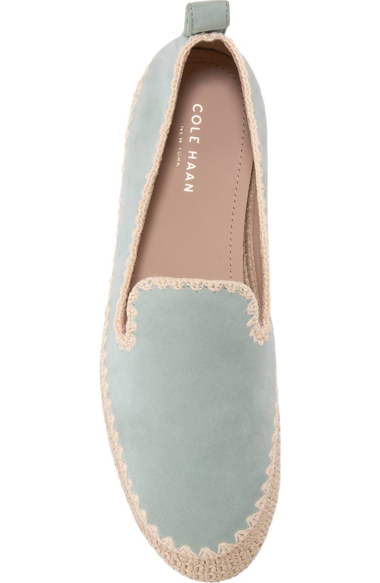 Cole Haan CloudFeel Asbury Loafer, Alternate, color, Lily Pad Suede / Raffia