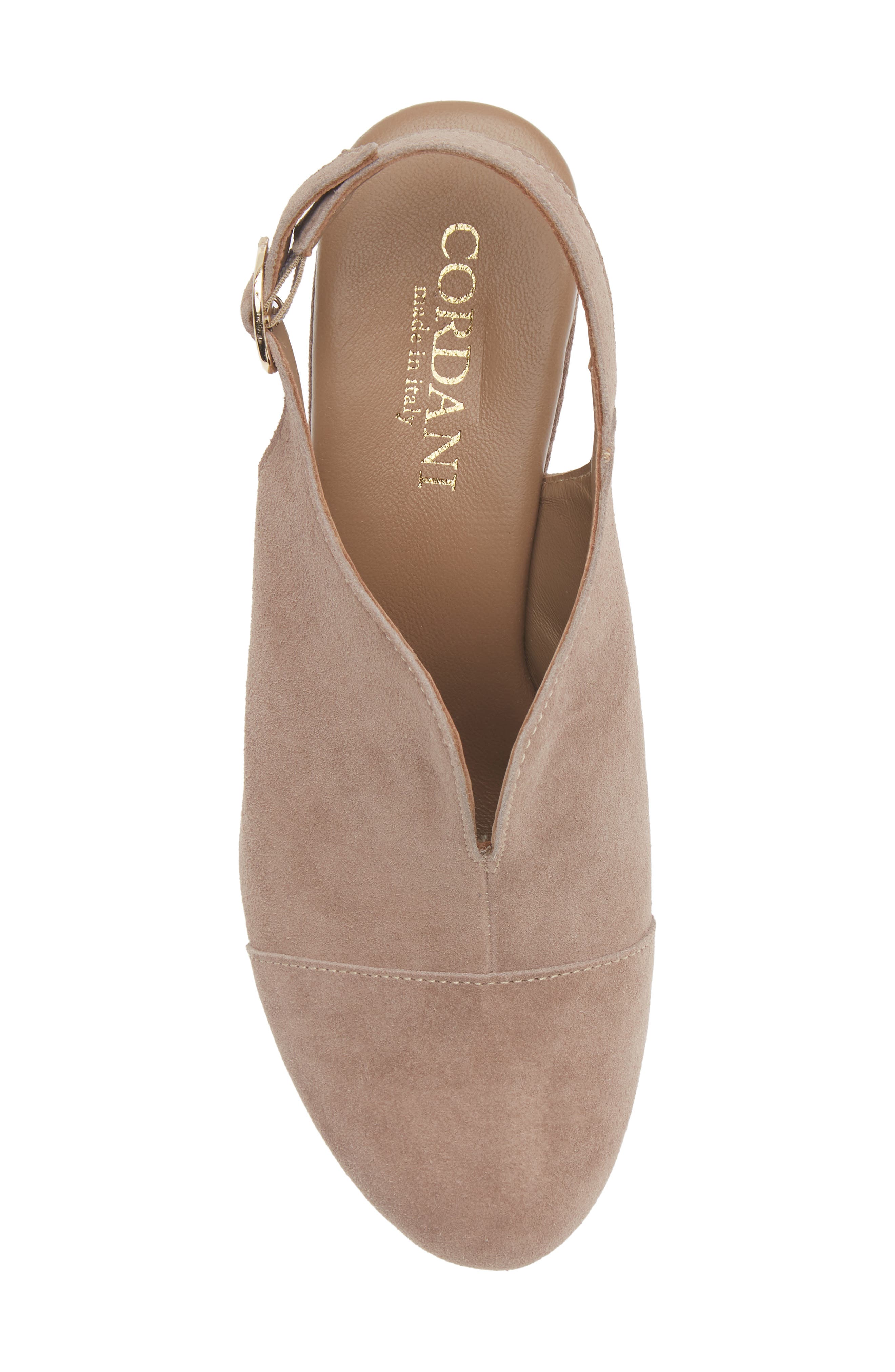 Tessa Slingback Platform Clog, Alternate, color, CRETA SUEDE