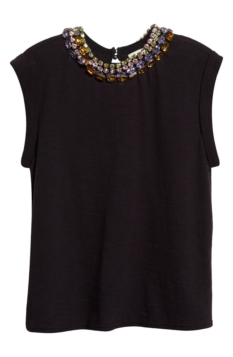 Cinq à Sept Bella Rhinestone Embellished Knit Top, Alternate, color,