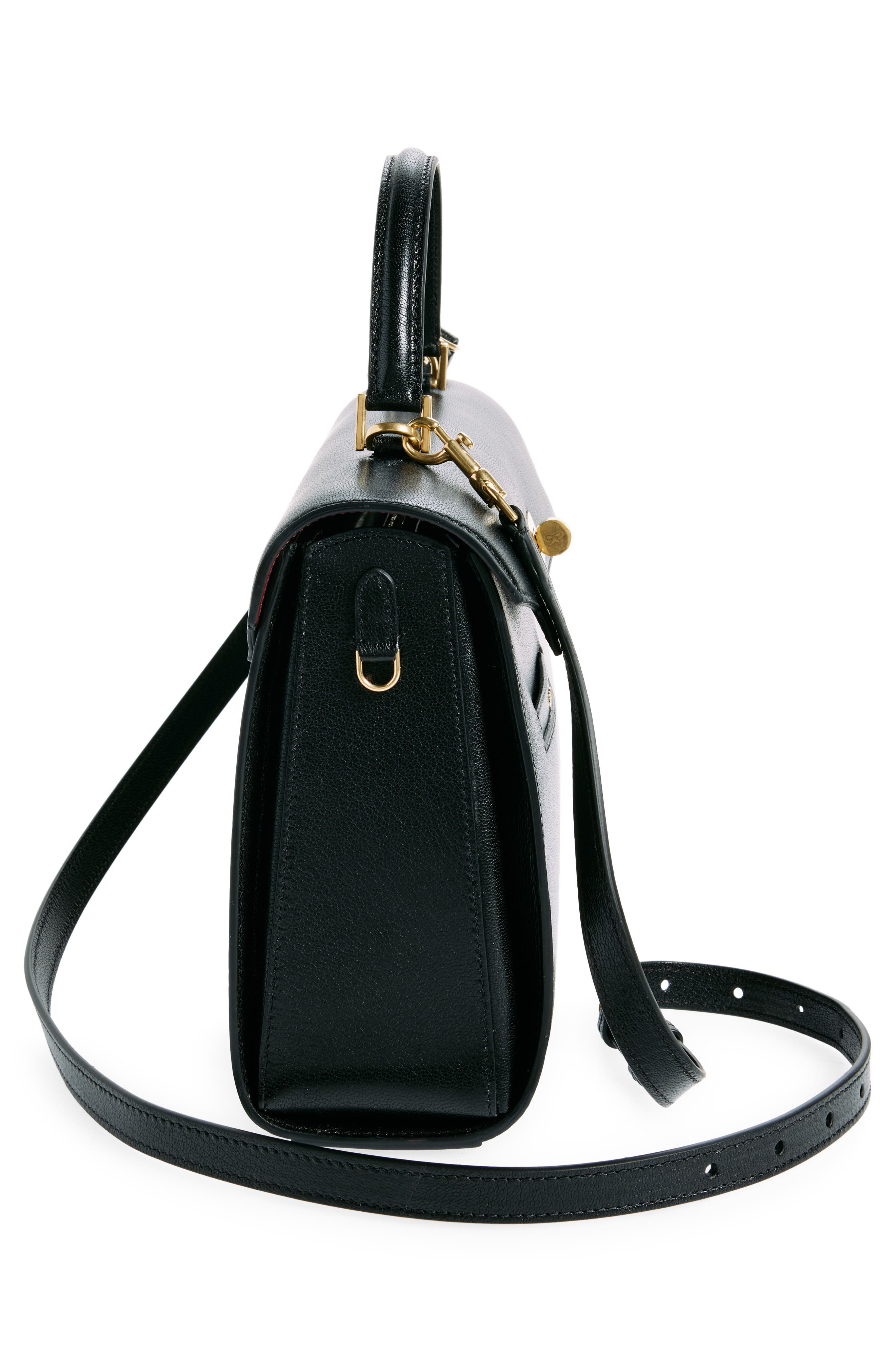 Anya Hindmarch Mortimer Leather Top Handle Bag, Alternate, color, 