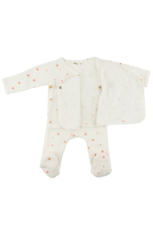 Oh Baby ! Twinkle Mini Daisies Pointelle Kimono Set