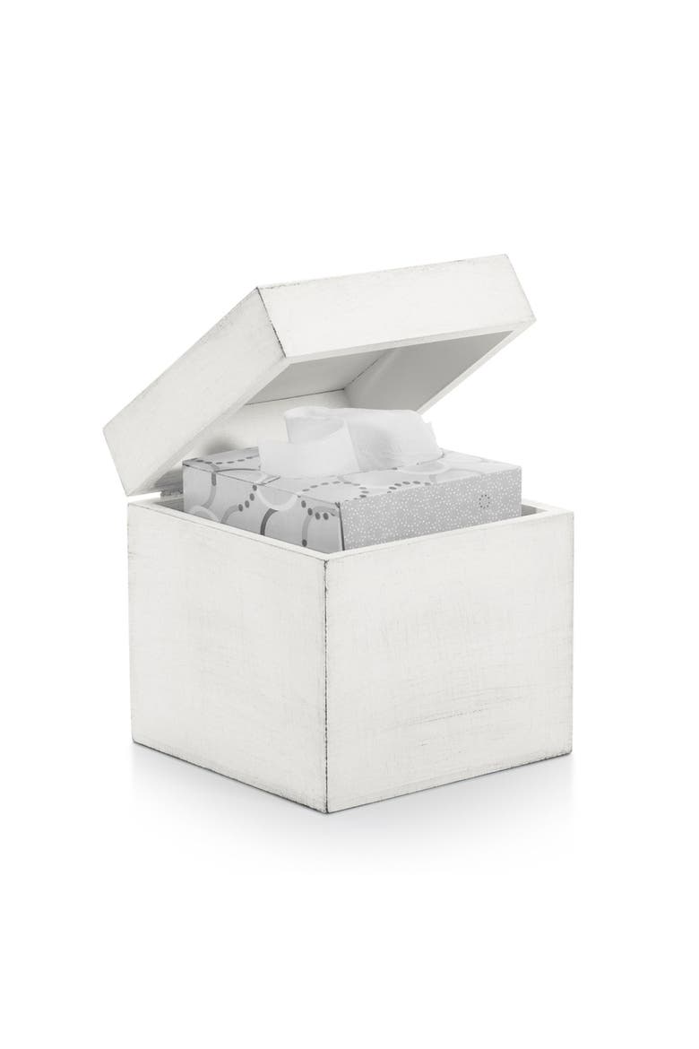 Riviera White Tissue Cover, Alternate, color, IVORY