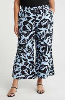 NORDSTROM RACK Pull-On Crop Palazzo Pants