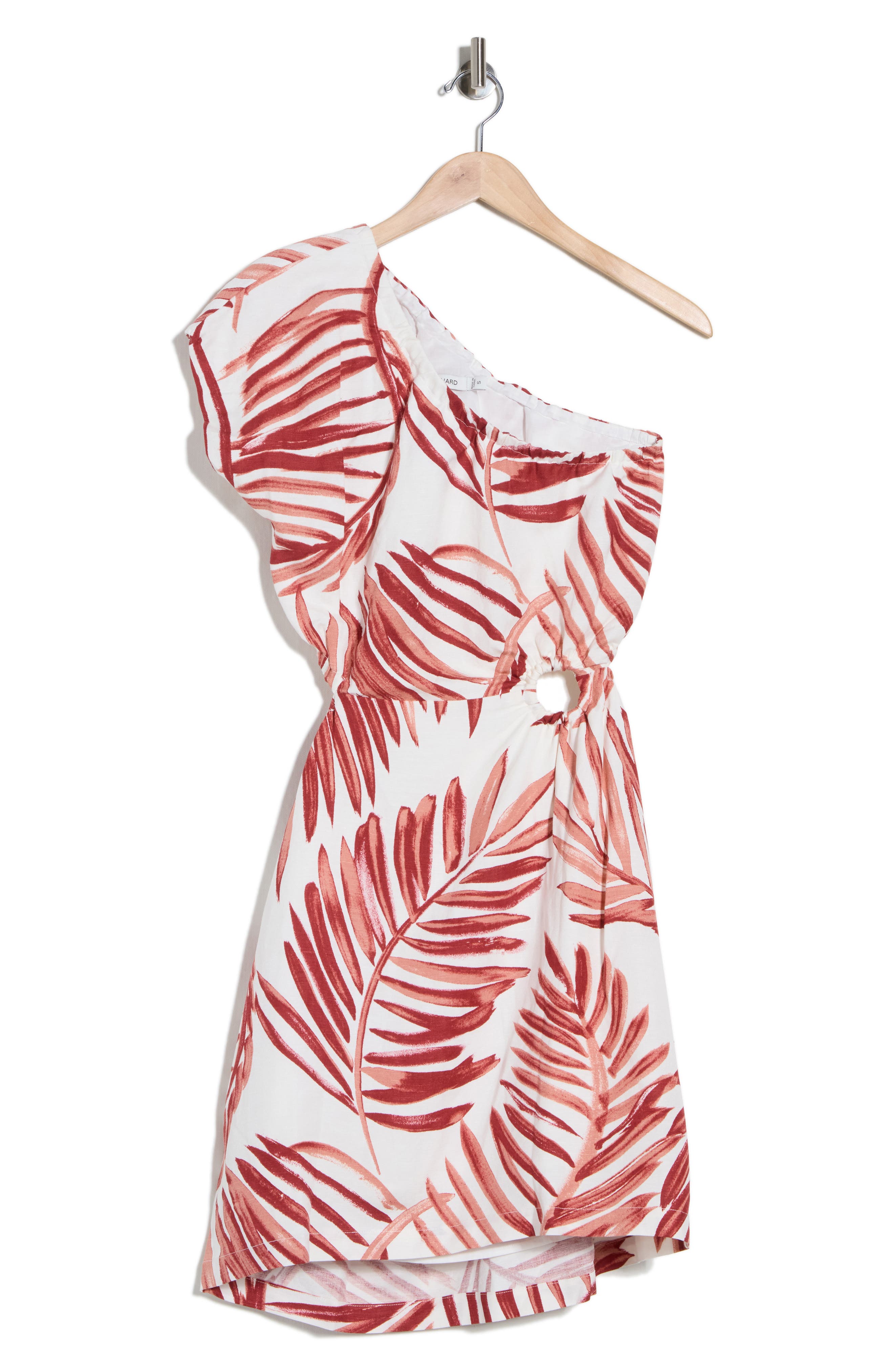 Tori Richard Theodora New Leaf Linen Blend Dress