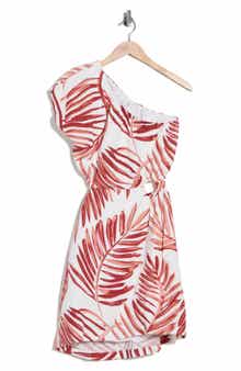 Theodora New Leaf Linen Blend Dress