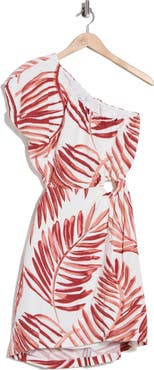 Tori Richard Theodora New Leaf Linen Blend Dress