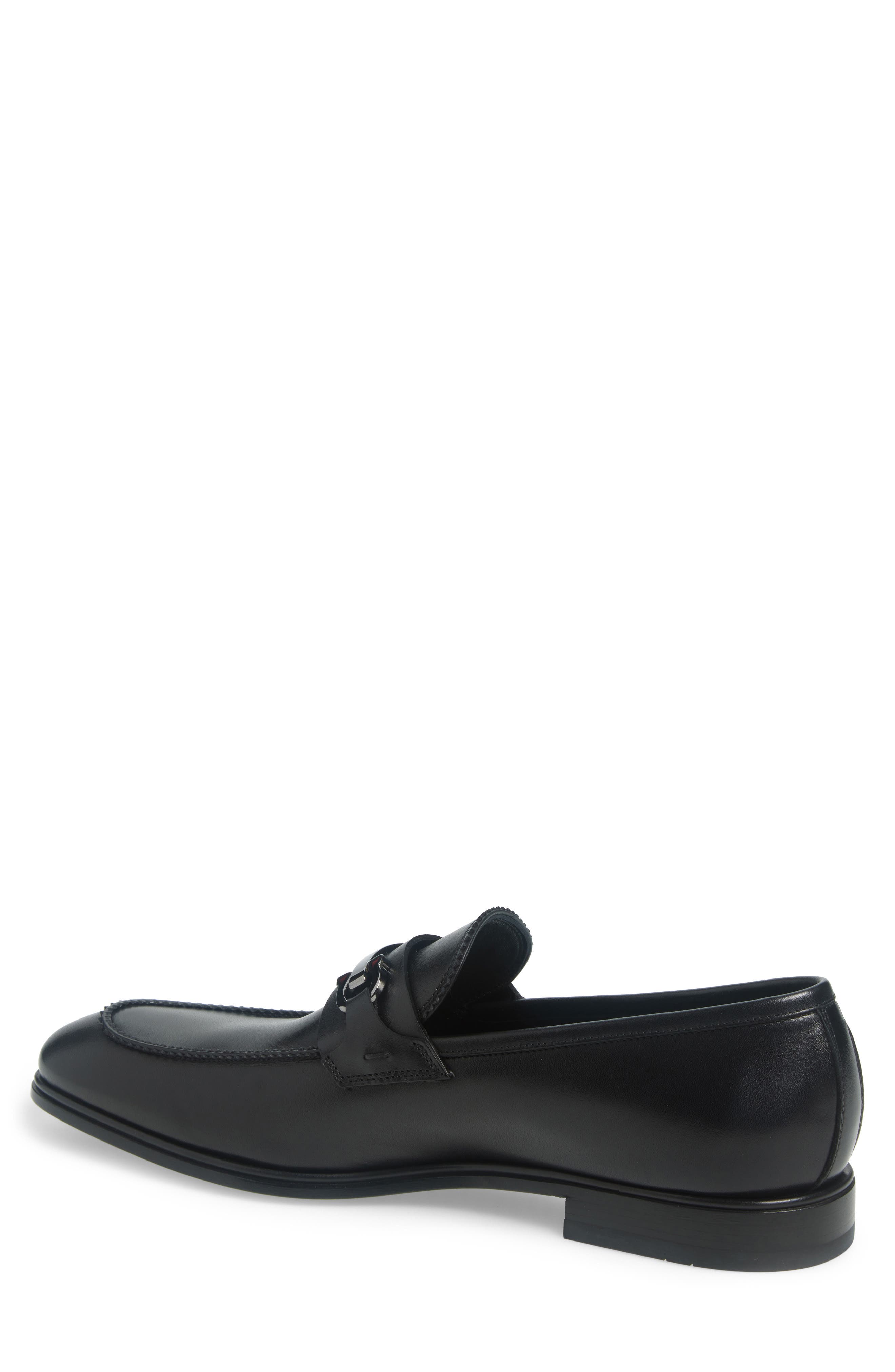 FERRAGAMO Boston Loafer, Alternate, color, Nero