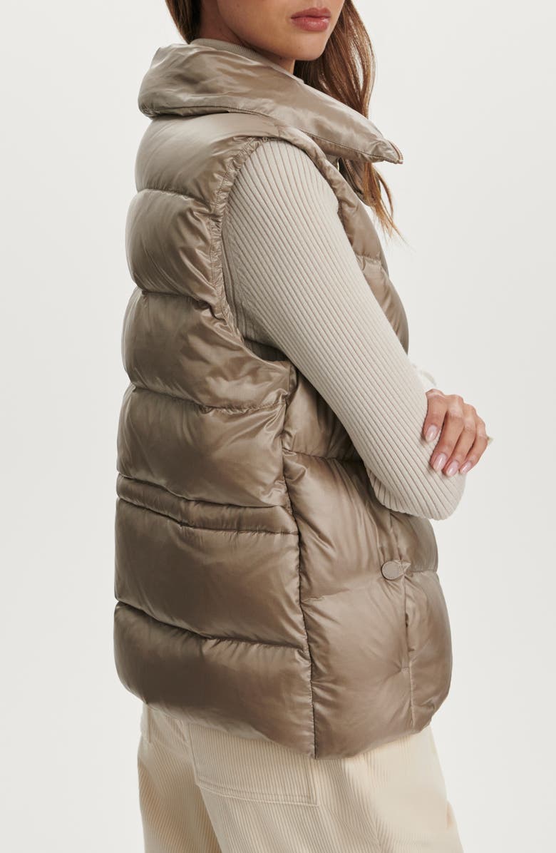 Varley Bextor 700 Fill Power Down Puffer Vest, Alternate, color, Simply Taupe