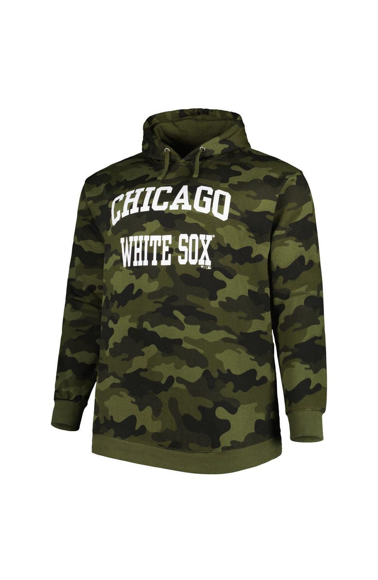 PROFILE Men's Camo Chicago White Sox Allover Print Pullover Hoodie, Alternate, color, 