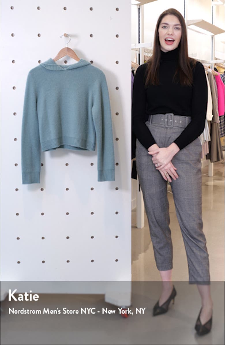 Boiled Cashmere Crop Hoodie, sales video thumbnail