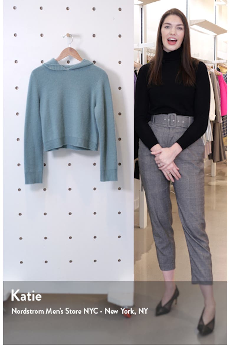 Boiled Cashmere Crop Hoodie video