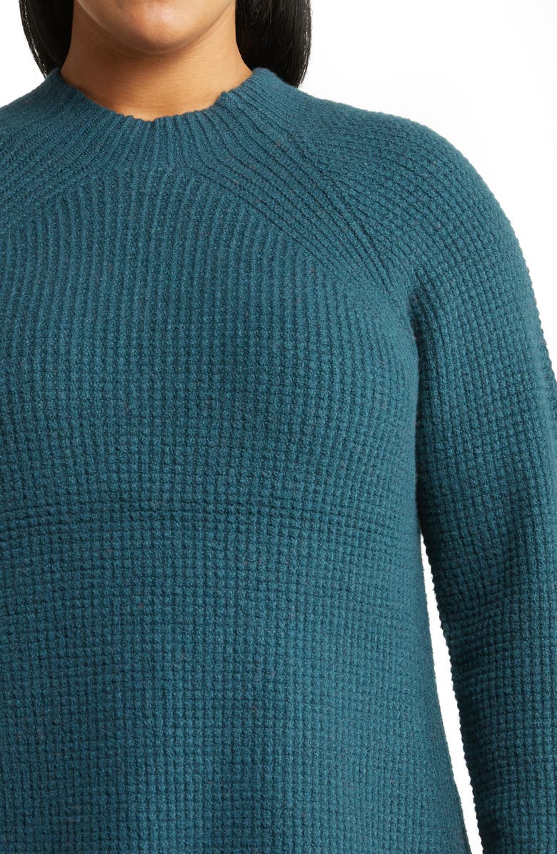 Treasure & Bond Waffle Texture Tunic Sweater, Alternate, color, 