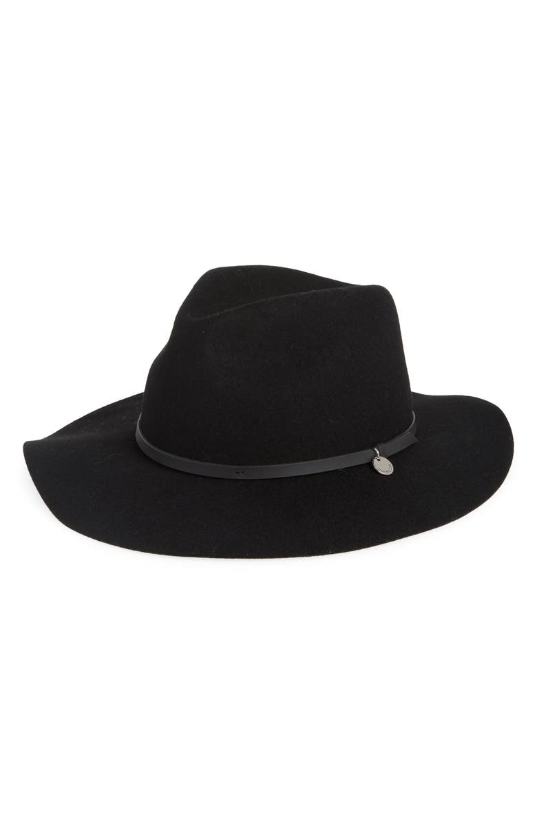 rag & bone City Felt Wool Fedora, Main, color, 