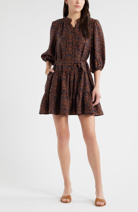 celon sleeveless jacquard dress ブラウンS Women's Caslon® Dresses | Nordstrom