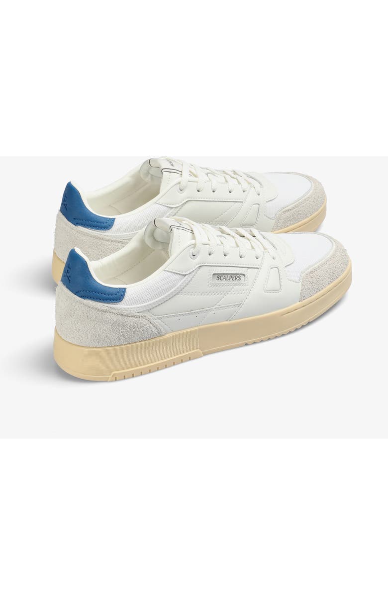 Scalpers Tennis Miles Sneakers, Alternate, color, White Blue
