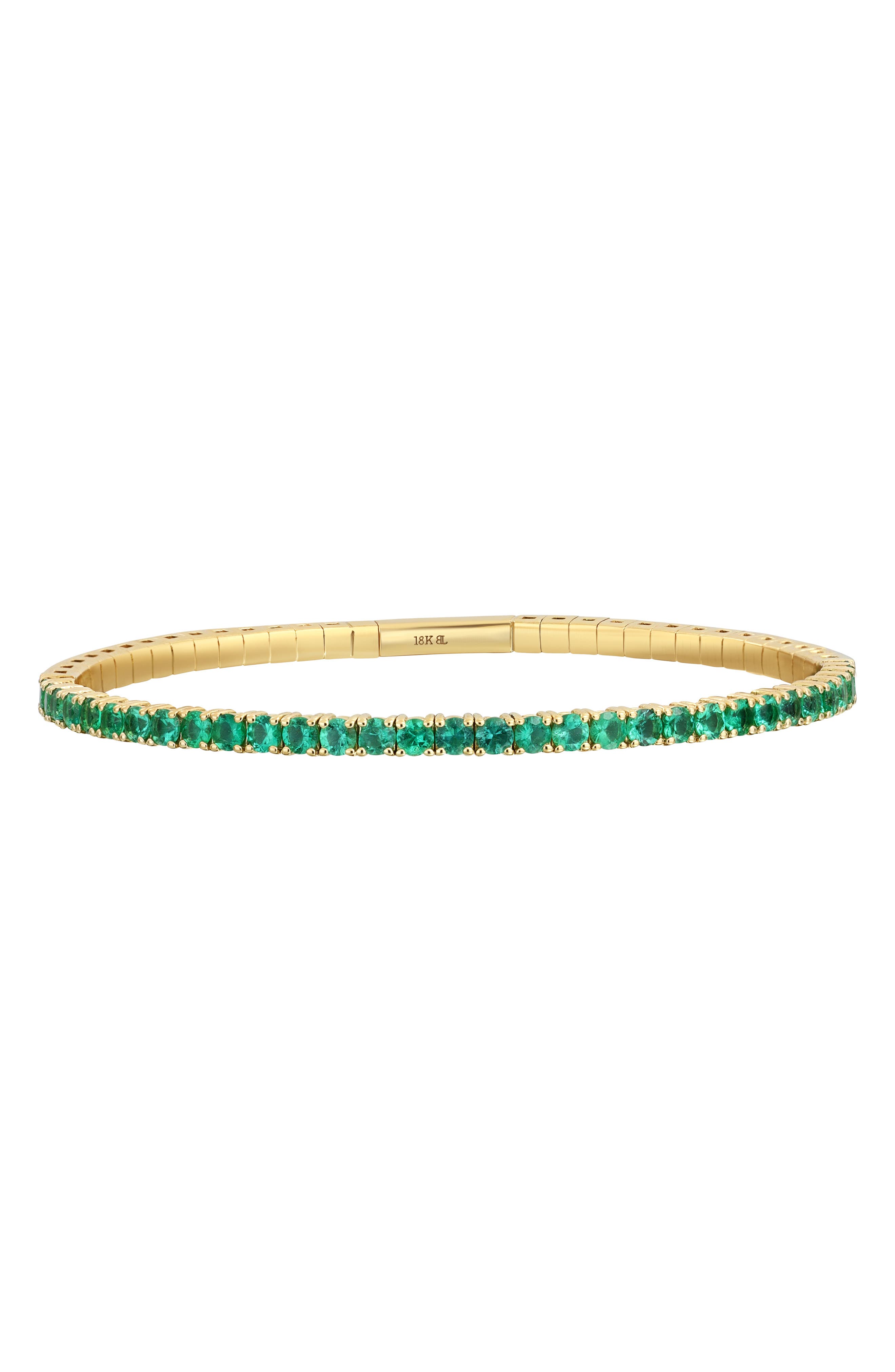 selected 18K YELLOW GOLD EMERALD