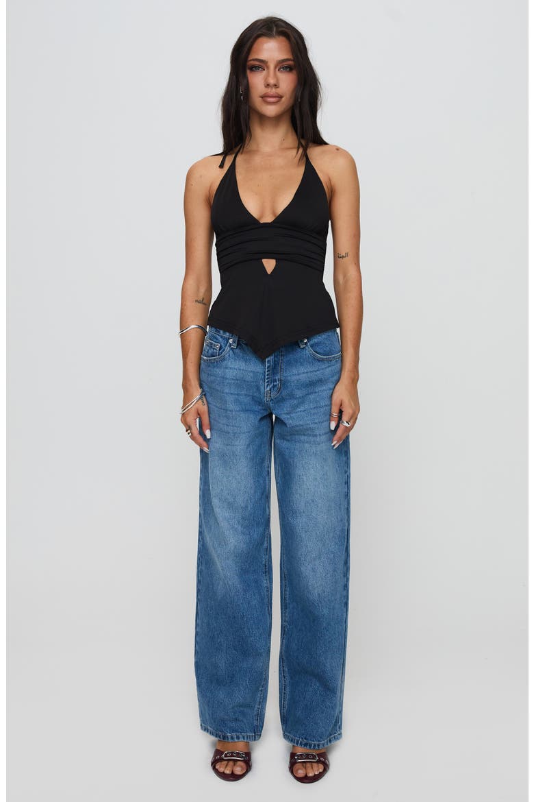 Serenitia Mid Rise Straight Leg Jeans, Alternate, color, MID BLUE WASH