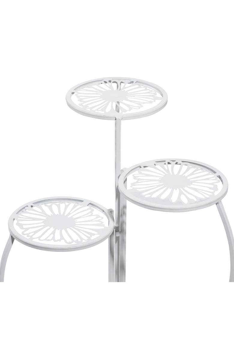 UMA Indoor/Outdoor Tiered Plant Stand, Alternate, color, White