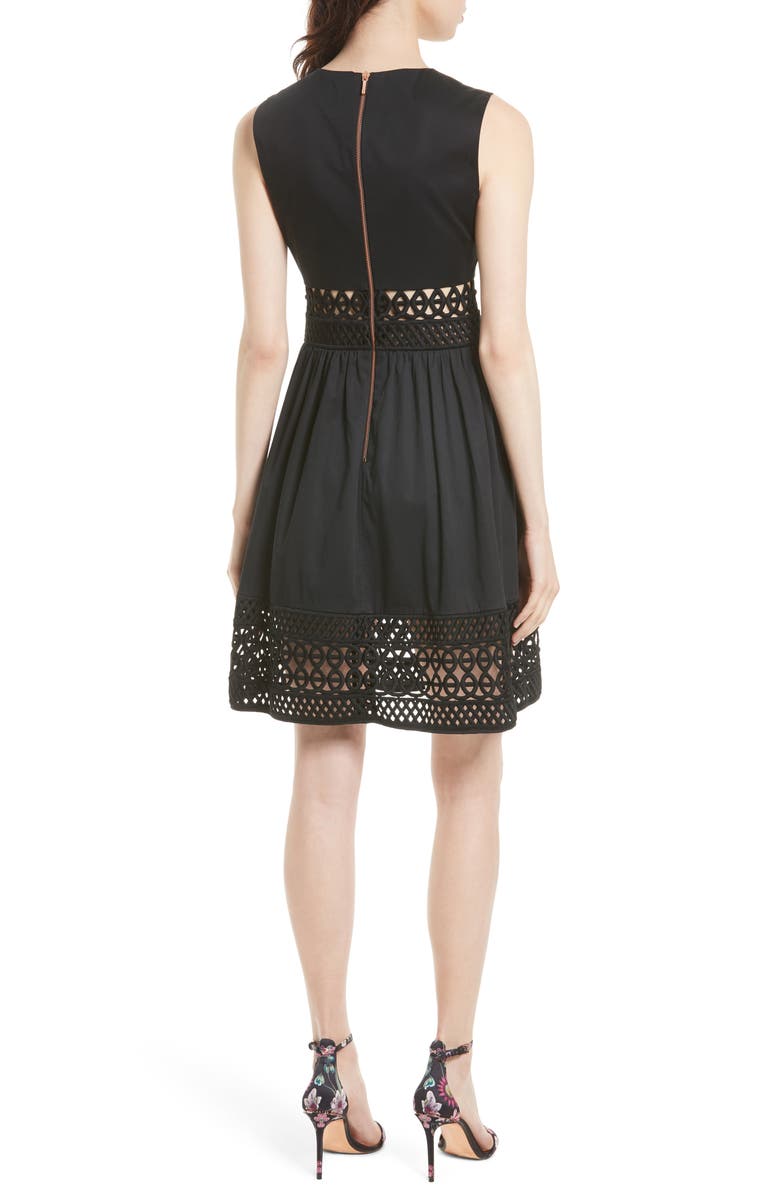 Ted Baker London Dayzey Fit & Flare Dress, Alternate, color, 