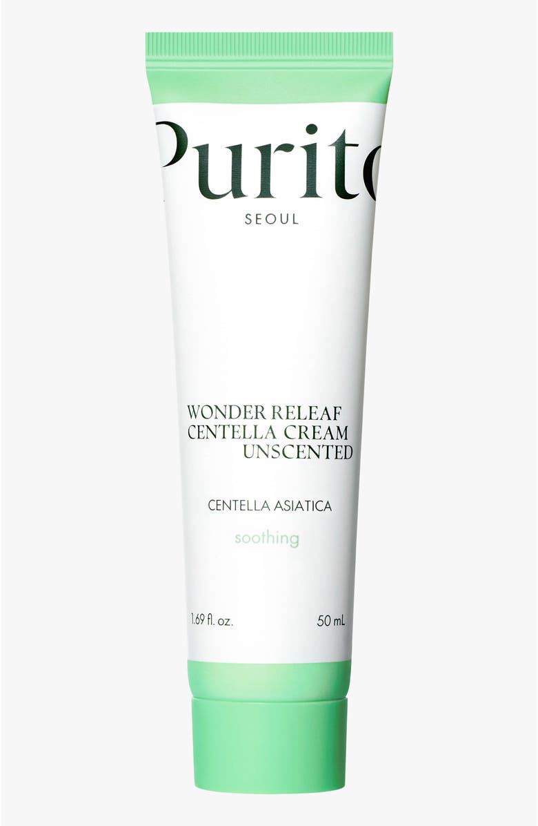 Purito Wonder Releaf Centella Cream Unscented, Main, color, NO COLOR